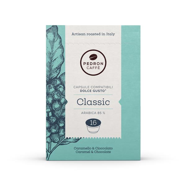 Pedron CLASSIC 85%  Arabica - 16  броя капсули х 8 g  - Dolce Gusto